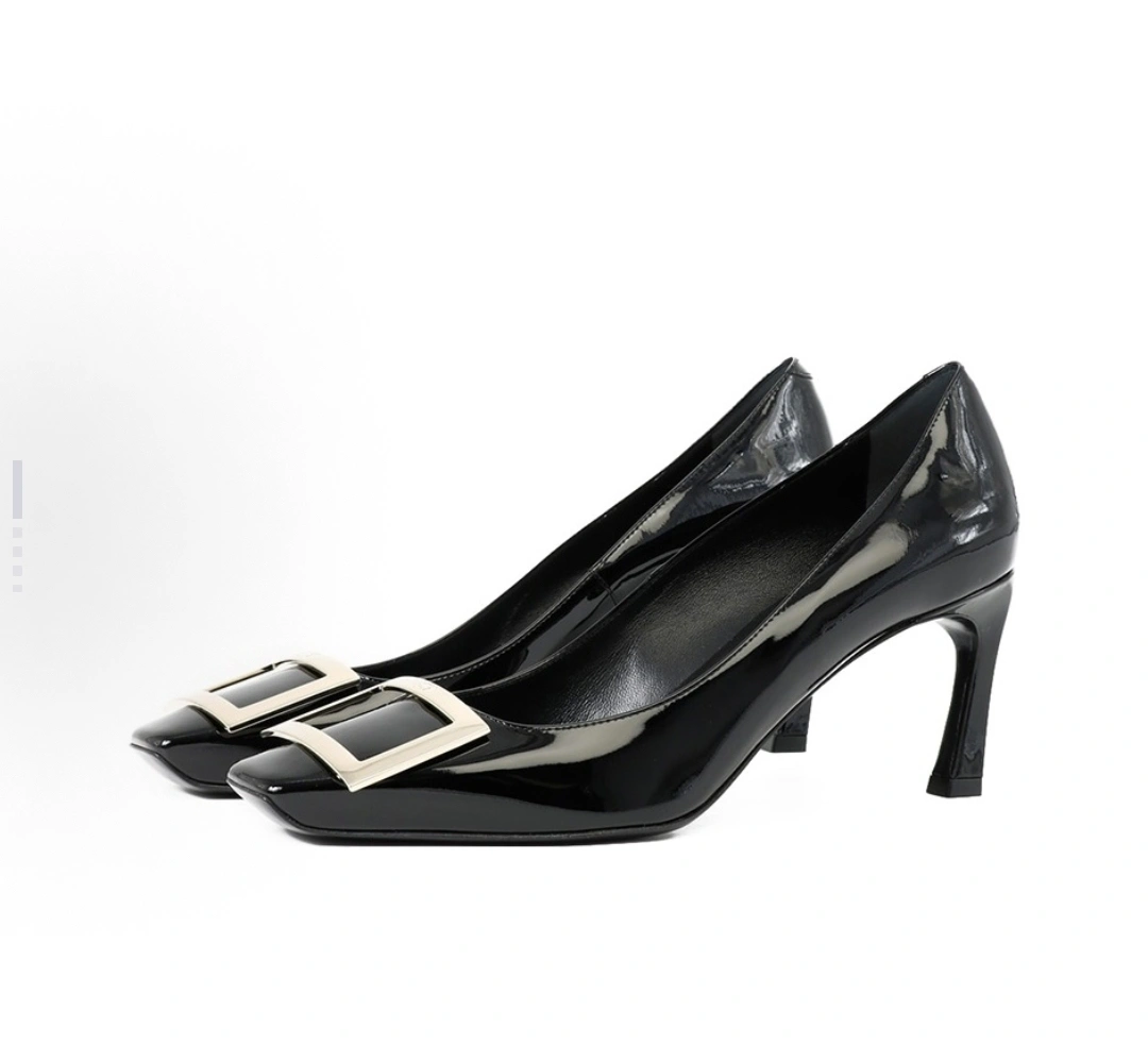 COCO-- RO65R RVW40015280D1PB999 Heel height：7.5CM cowhide sheepskin item:E-X230F1897